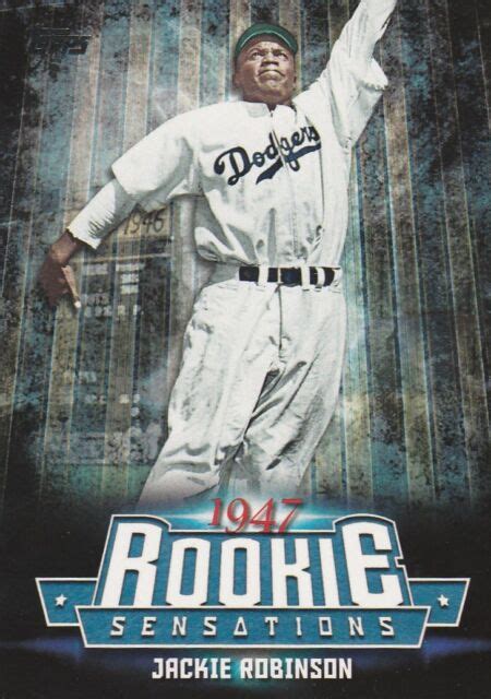 2015 Topps Update Jackie Robinson 2b Dodgers Hof Rookie Sensations 1947 Rs 16 Ebay