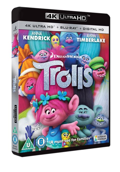 Trolls 4k Ultra Hd Blu Ray Free Shipping Over £20 Hmv Store