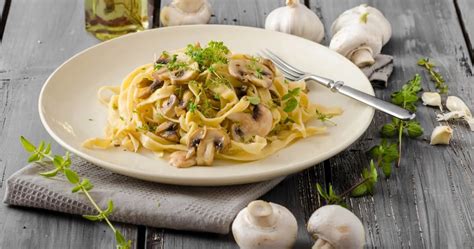 Tagliatelle met champignon roomsaus