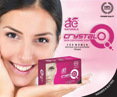 Ae Naturals Crystal Q Skin Whitening Soap For Women With Kojic Acid