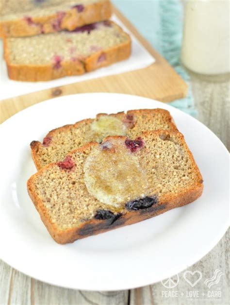 As long as you choose the right one, you can eat healthy and due to that chocolate dessert takes on a lot of fat and sugar, it resulted in that many people think chocolate dessert the natural enemy to lose weight. Peanut Butter Berry Breakfast Loaf | Low Carb, Gluten Free ...