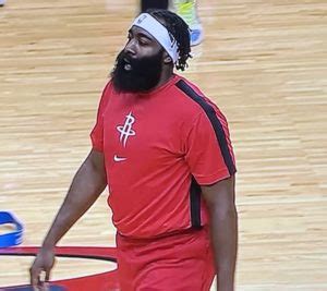 Video James Harden Looks Fat In First Appearance With Rockets
