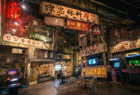 An Arcade Made To Look Like Part Of Kowloon Walled City Design