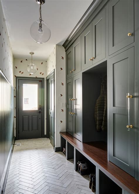 Mudroom Lockers Transitional Entry Chicago By Great Rooms