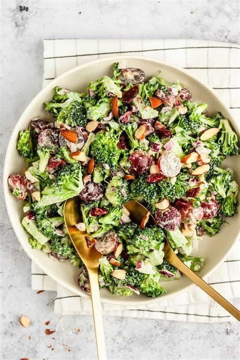 The Best Vegan Broccoli Salad Ever Hummusapien Healthy Delicious