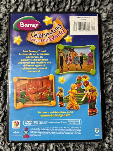 Barney Celebrating Around The World Dvd 2008 Factory Sealed Ebay