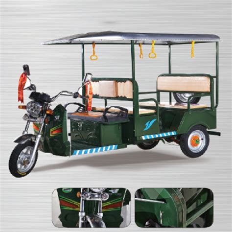 Icat Certified New Design Electric Rickshaw From China Qiangsheng Electric Tricycle Factory E