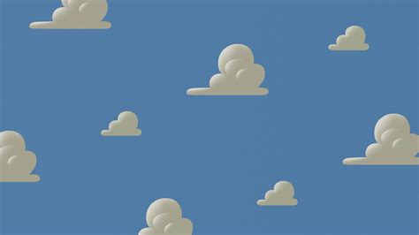 배경 화면 삽화 하늘 영화 산업 장난감 애니메이션 영화 토이 스토리 구름 모양 스크린 샷 세례반