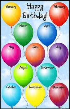 birthday balloons chart   sizes  johnson creations tpt