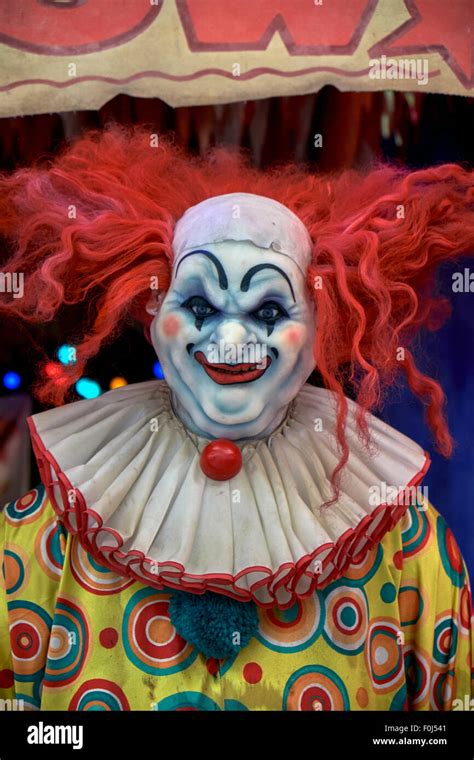 Scary Clown Face Figure At A Horror Show Venue Ripleys Believe It