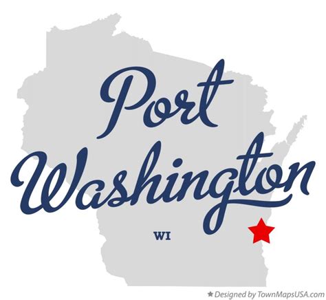 Map Of Port Washington Wi Wisconsin