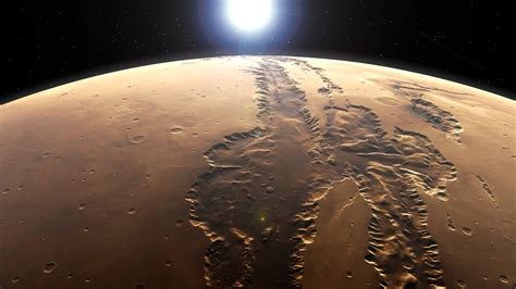 Hd Wallpaper Mars Surface Valles Marineris System Of Canyons