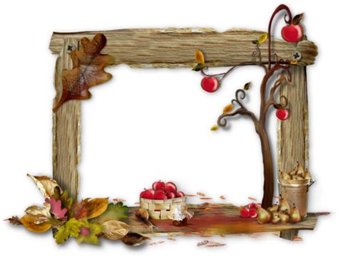 Cadre Automne Png Cluster Autumn Frame Png Fall