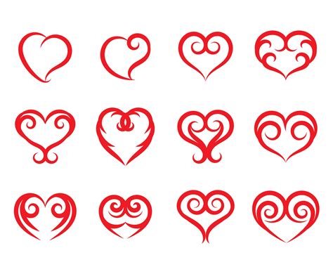 Heart Vector Pack Vector Art And Graphics