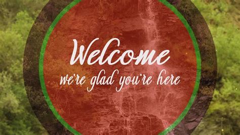 Church Welcome Motion Background Beautiful Stock Footage Video 100
