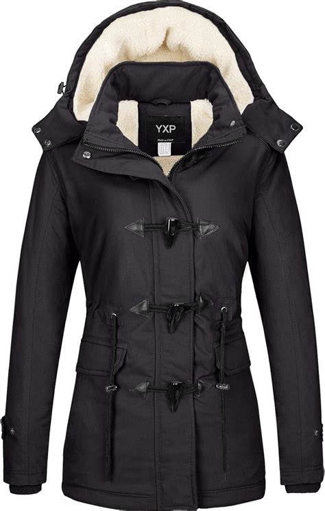 Yxp Womens Winter Thicken Military Parka Jacket Warm