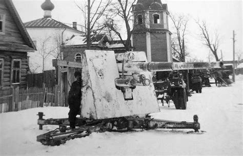 Flak 88 Febr 1942 Demyansk Pocket World War Photos