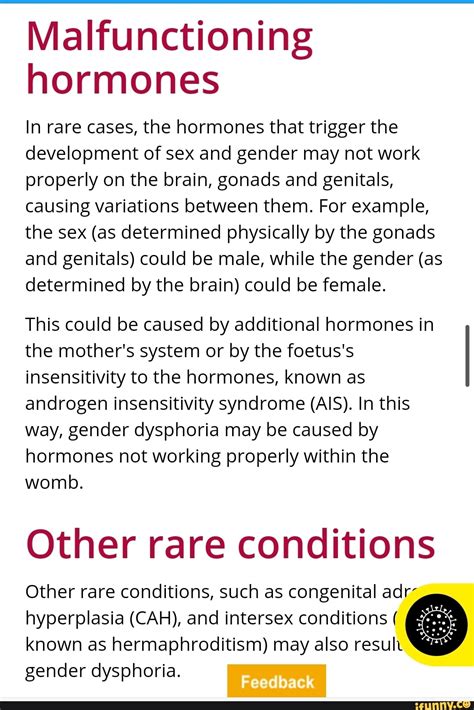 Malfunctioning Hormones In Rare Cases The Hormones That Trigger The