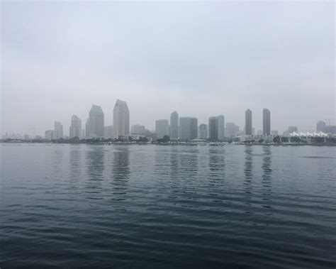 Foggy San Diego By Jadevdesign Redbubble