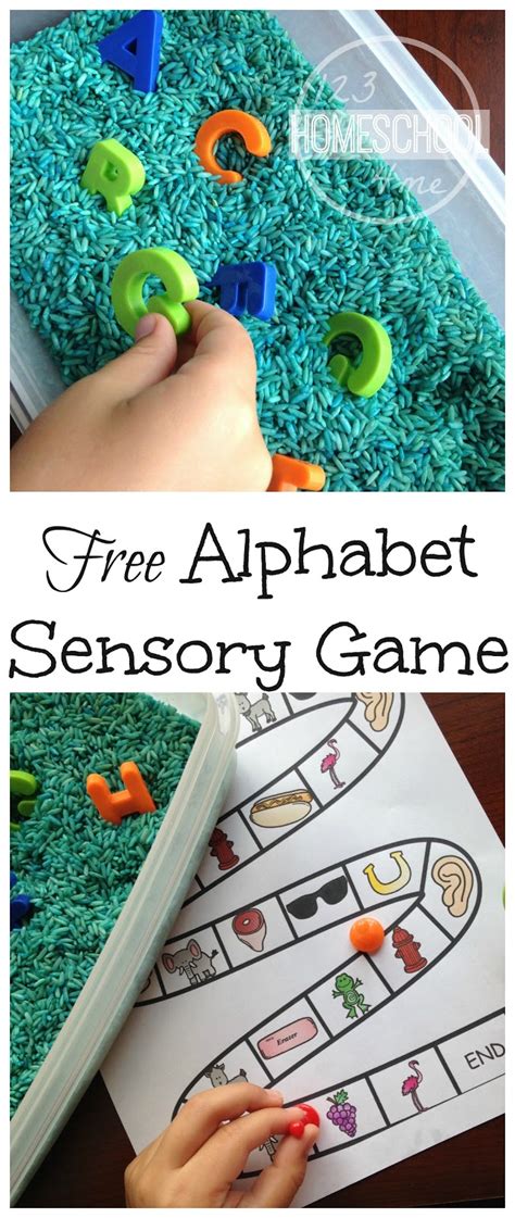 Beginning Sound Sensory Alphabet Game