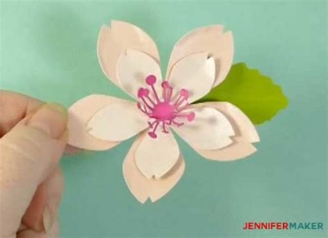 Make Paper Cherry Blossom Flowers For Spring Jennifer Maker