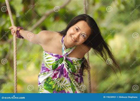 Playful Asian Woman Stock Image Image Of Beauty Recreational 19628951
