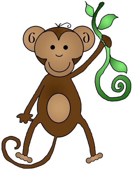 Baby Monkeys Primate Clip Art White Monkey Cliparts Png Download