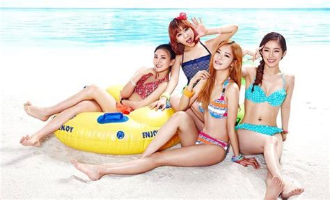 Female Kpop Idols Looking Stunning In Swimsuits