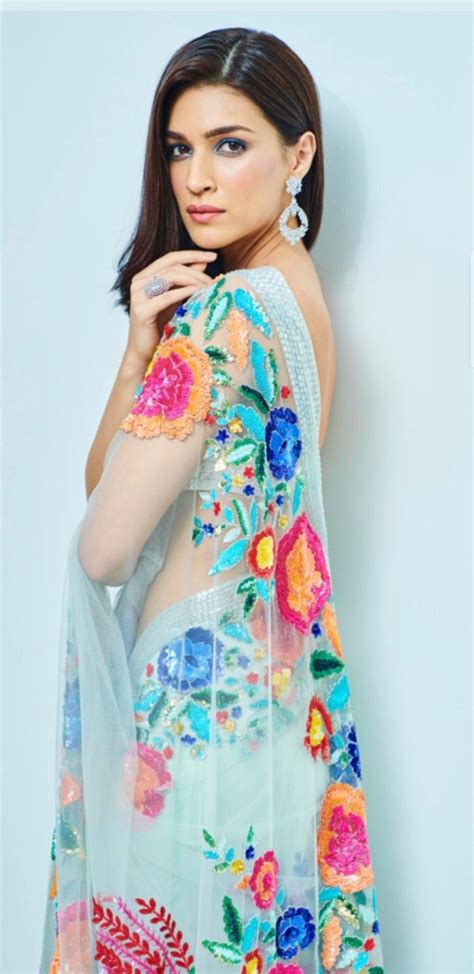 Kriti Sanon Lace Saree Net Saree Lehenga Choli Indowestern Saree Indian Designer Sarees