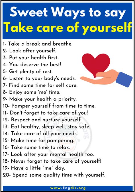 220 Creative Ways To Say Take Care Synonyms Of Take Care Engdic