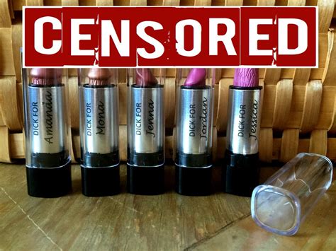Penis Lipstick FREE Personalization Fun Bachelorette By GrownFolk