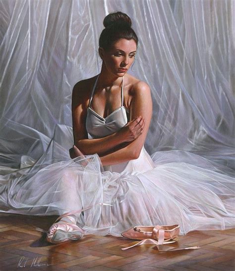 Rob Hefferan Romantic Paintings Ballerina Art Beautiful Oil Paintings
