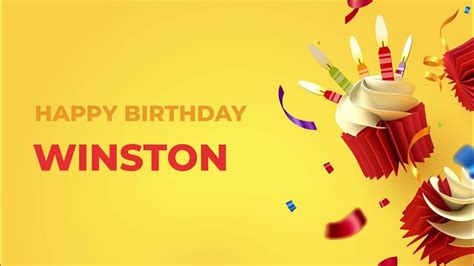 Happy Birthday Winston Happy Birthday Song Made Especially For You 🥳