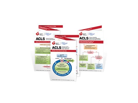 20 1120 Advanced Cardiovascular Life Support Acls Reference Card Set