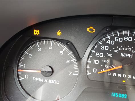 2006 Chevy Trailblazer Dashboard Warning Lights