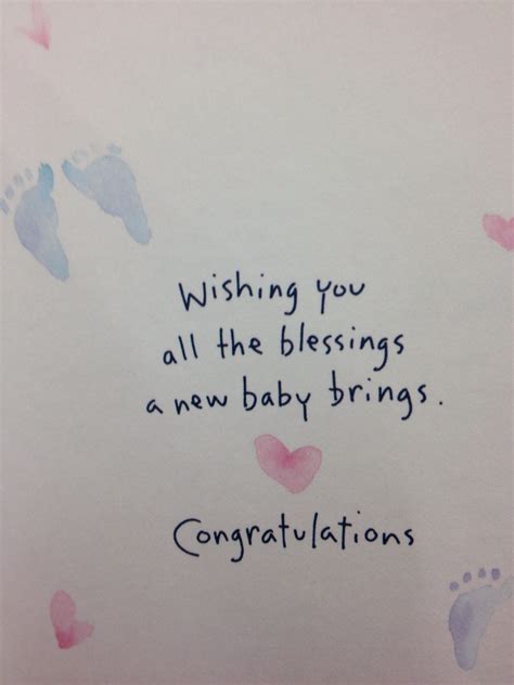 Wishing You All The Blessings A New Baby Brings Congratulations