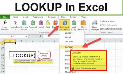 Lookup In Excel Formula Examples How To Use Lookup Function