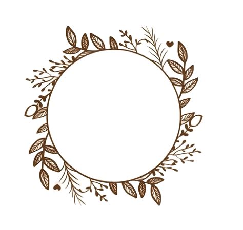 Floral Wreath Free Vector Cdr Download