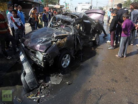 بغداد میں دو کار بم دھماکے 7افراد ہلاک متعدد زخمی