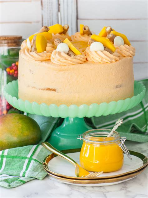 creamy mango cake recipe video tatyanas everyday food