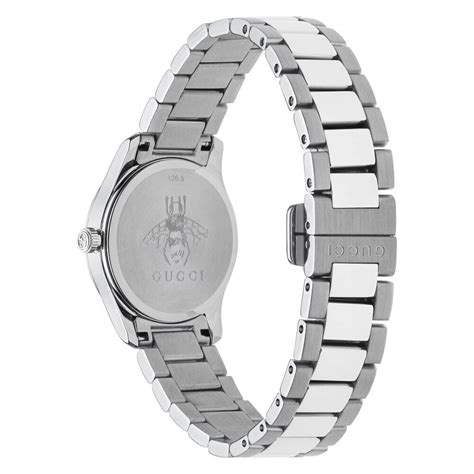 Gucci G Timeless Feline Cat Silver Dial 27mm Ladies Watch