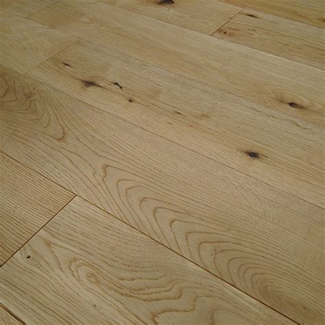 Ynde 125 Natural Engineered Wood Brushed Oak Lacquered Flooring 125mm
