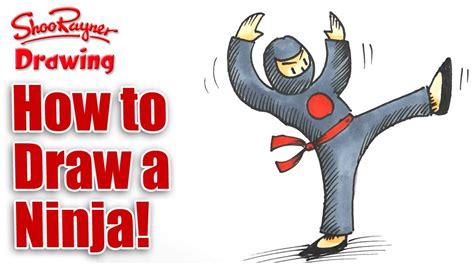 How To Draw A Ninja Spoken Tutorial Youtube