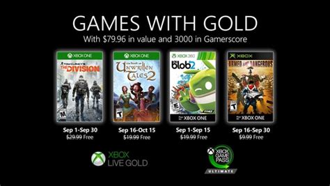 Xbox Live Gold Free Games For September 2020 Announced Gematsu