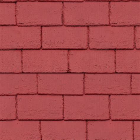 Red Slate Roofing Texture Seamless 03962