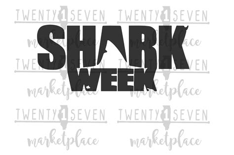 Funny Shark Week Svg For Tampon Pouch T