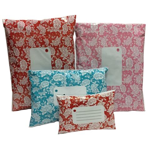 Printed Mailing Bags - Floral - Packaging Products Online