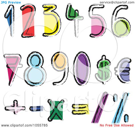 Free Math Numbers Clip Art