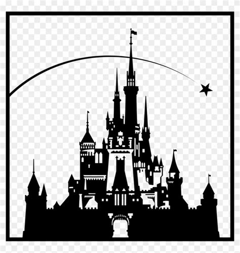 Disney Castle With Tinkerbell SVG
