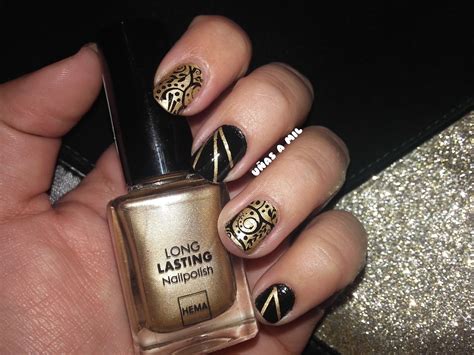 Pasa que en automático, el negro combina con todo. Uñas Negras con Dorado ¡Diseños Fantásticos! | Moda y ...